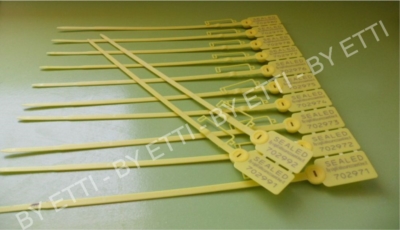 sigillo di plastica regolabile inserto metallico SAGITTARIUS 50 confezione da 250 pezzi x  0,18 cad.